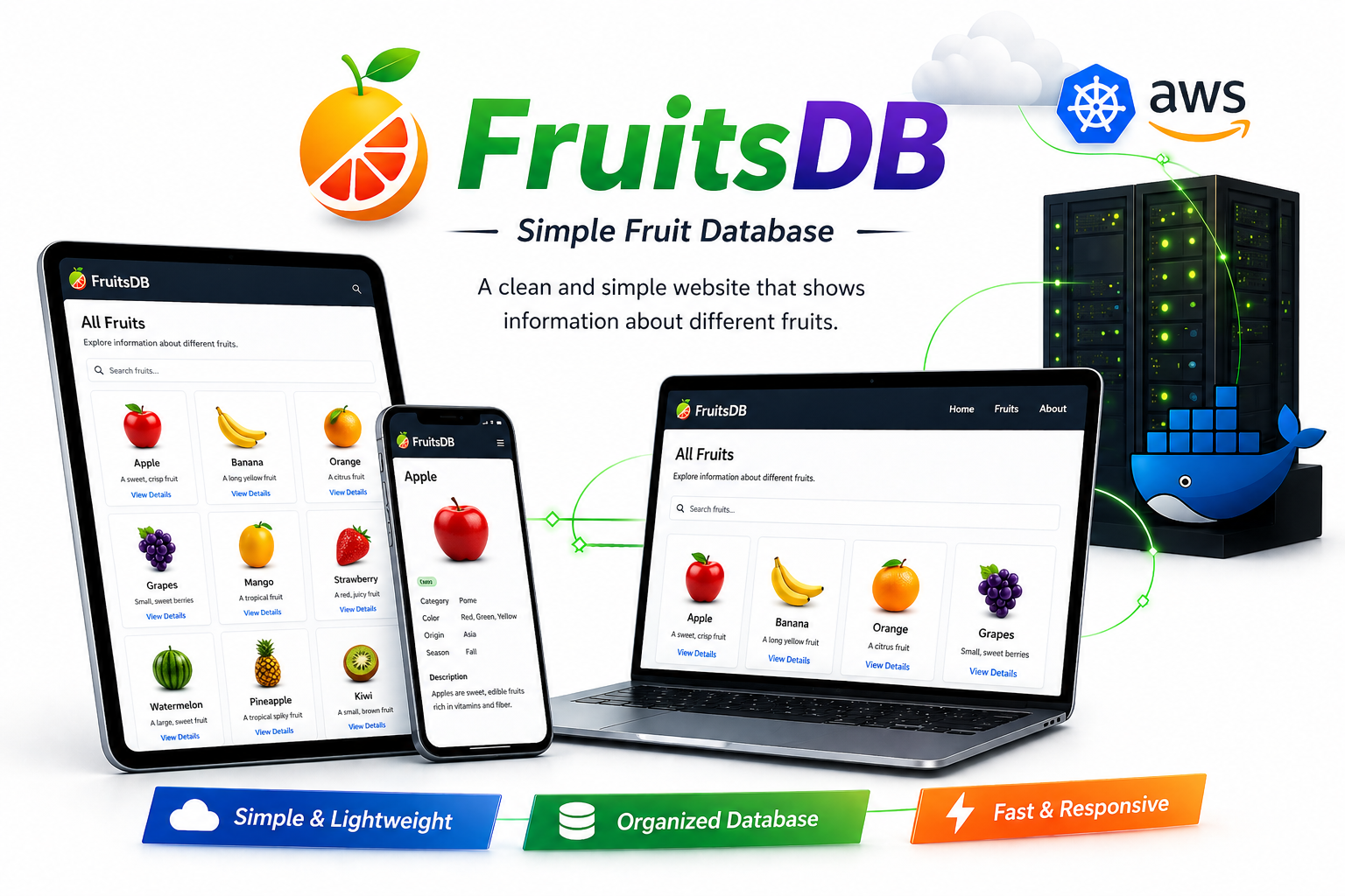 fruitsdb project preview